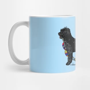 Portuguese Water Dog Retriever with Float Line Mug